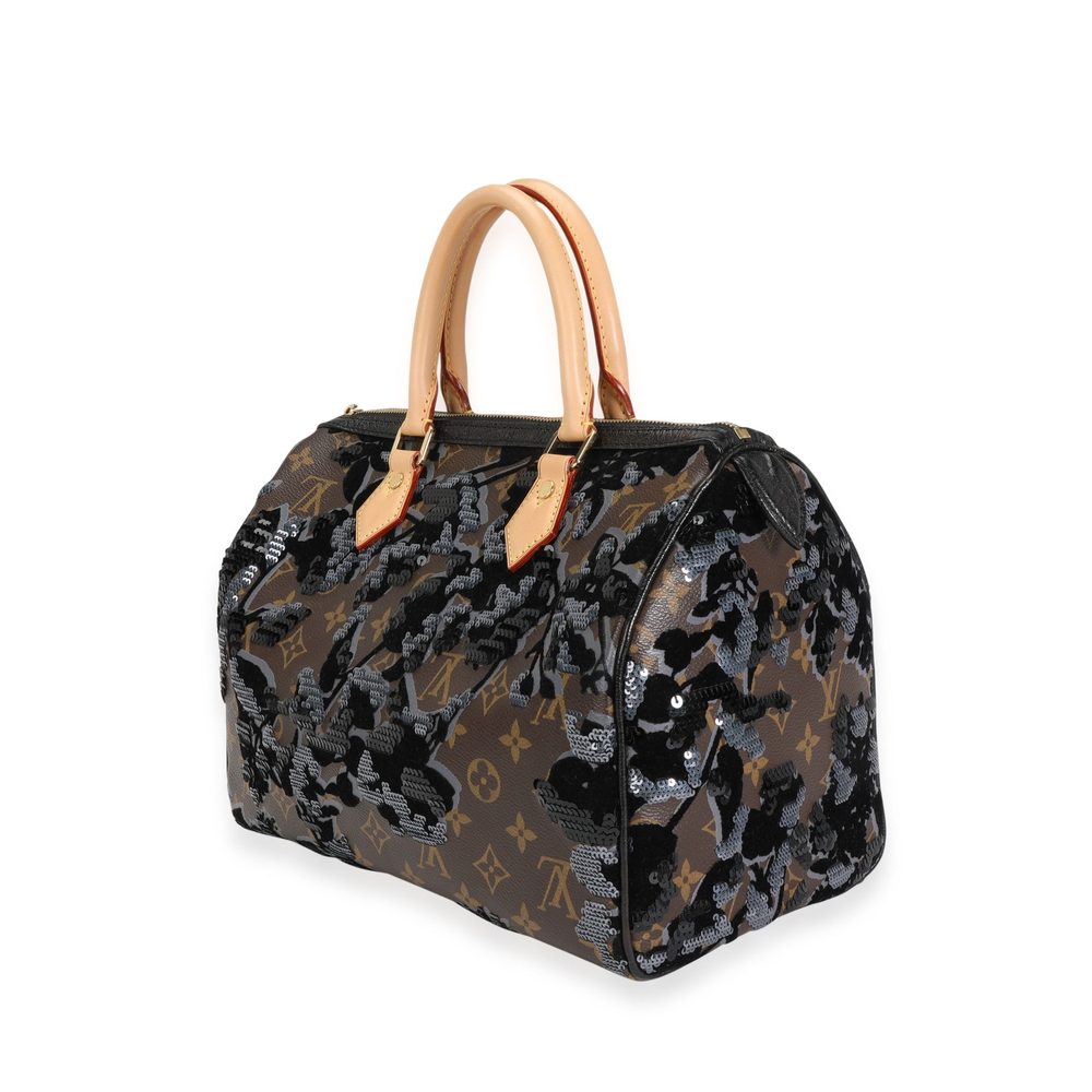 Louis Vuitton Monogram Canvas Fleur De Jais Sequi… - image 2
